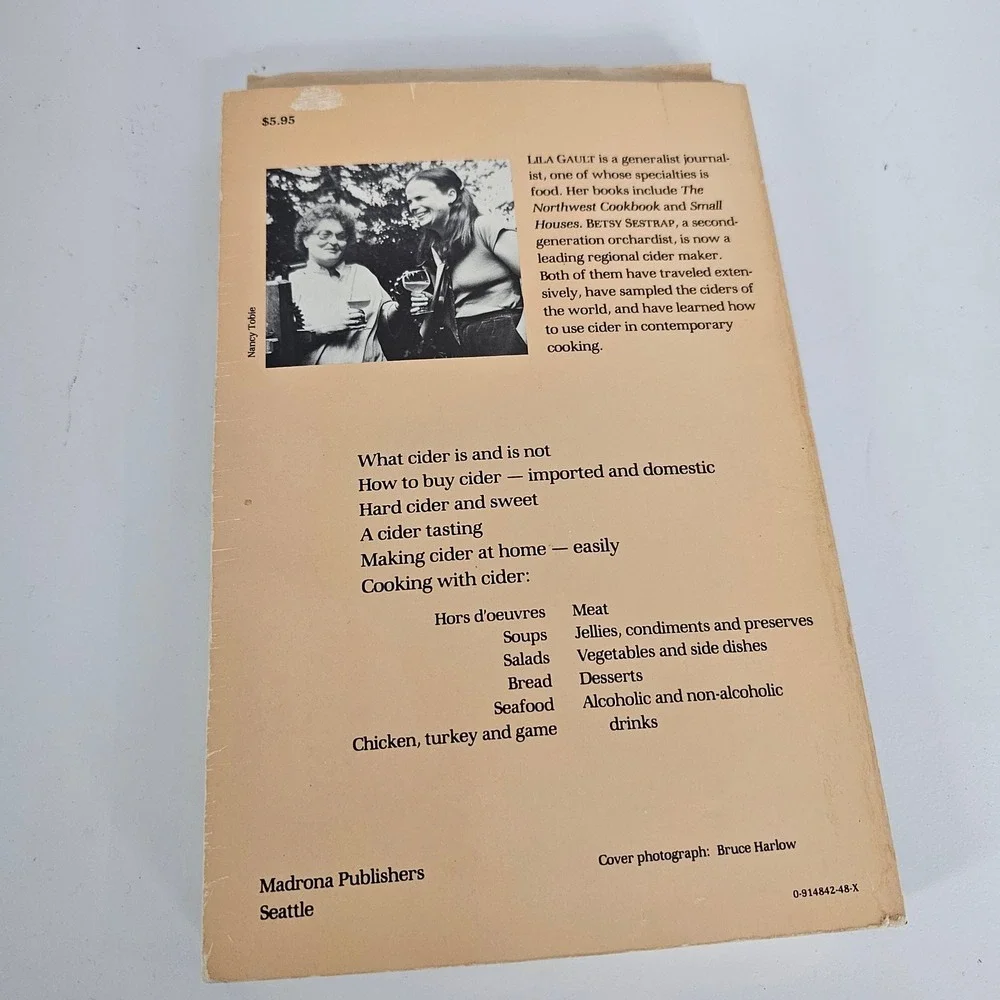 The‎ Cider Book Lila Gault Betsy Sestrap 1980 Cookbook Recipes